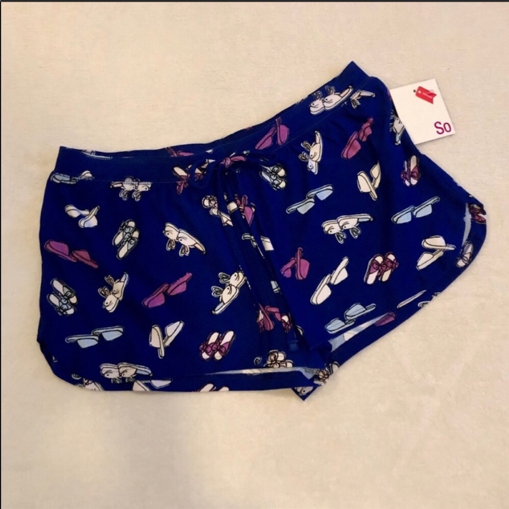 SO Intimates Sleep Shorts Size Juniors Small NWT